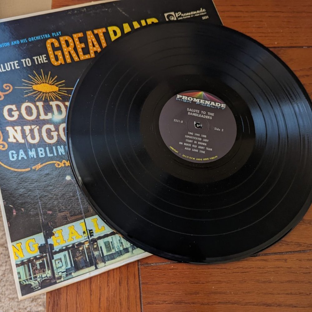 A Salute to the Great Band Leaders Vol. 2 Promenade Records LP Vinyl Vegas Cover